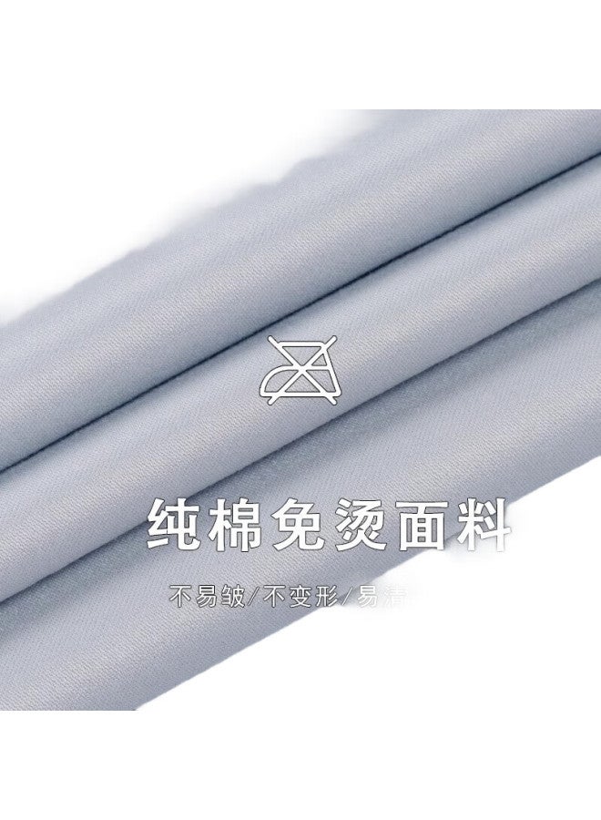 FIRS [200 Thread Dp Wrinkle-Free] [Full-Body Seams Lining] High-End Business Long-Sleeve Shirt For Men, White, Size 38 - Image 1