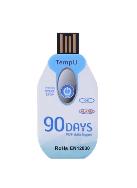 Single Use Temperature Data Logger, USB, Disposable 90 Days