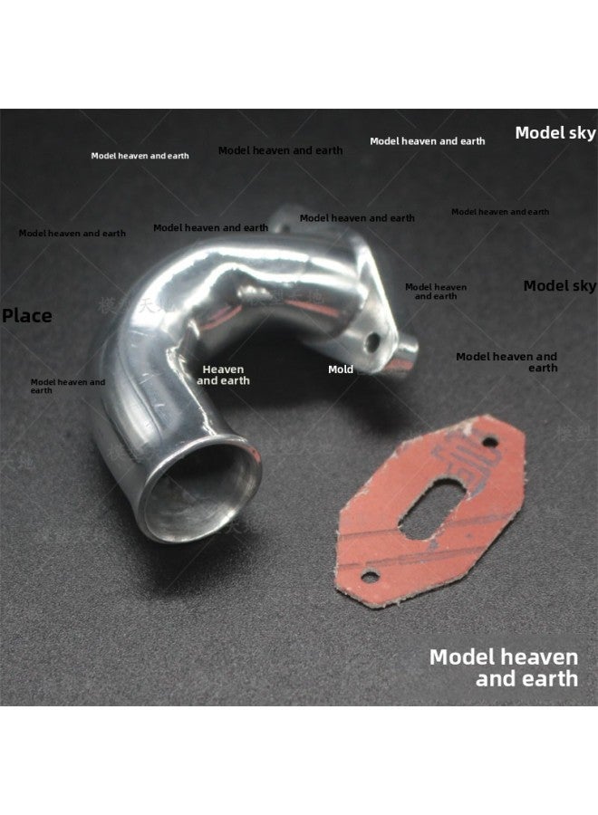 1/10 Unlimited Hsp Oil Car Metal Exhaust Pipe 102009 Exhaust Pipe 02031 Elbow 02172 Silicone Pipe