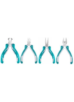 TOTAL Pliers And Clippers Set, 4 Pieces 