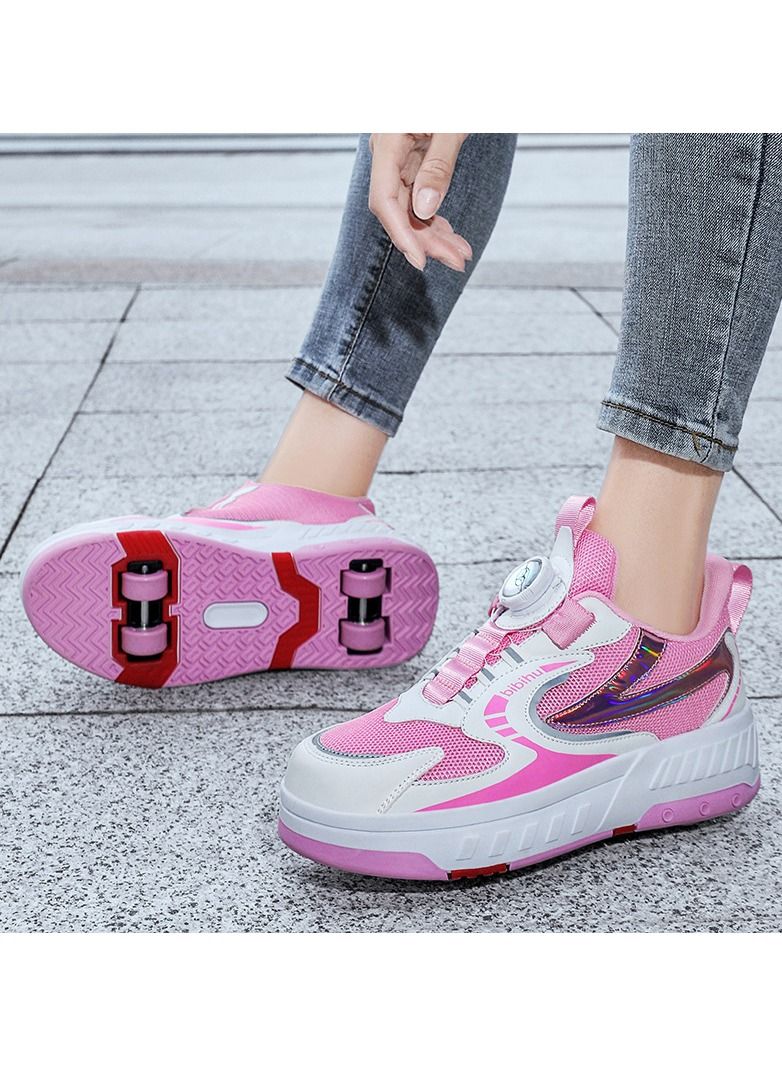 KUYING New Four Wheel Skating Shoes 