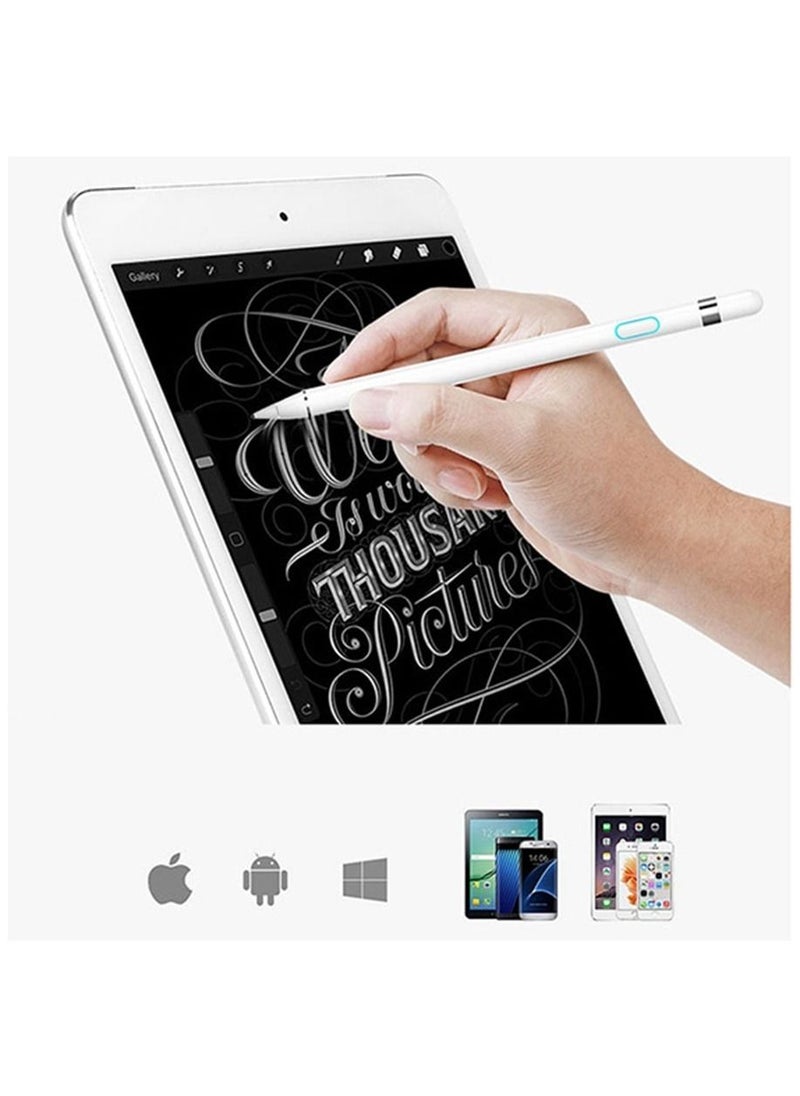 Generic - Active Stylus Palm Rejection Pen for Precise Writing/Drawing Compatible with Apple iPad - Image 1