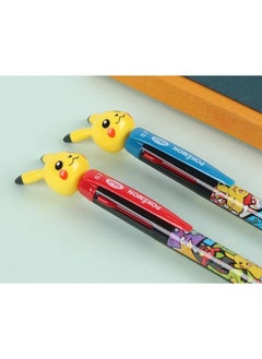 Pikachu 1 Count Cute Figure 0.7Mm 3-Color Ballpoint Pen (Blue)  - Image 3