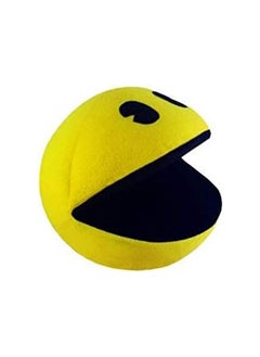 Pac-Man plush toy, cute plush doll, yellow smiley face emoji ball, suitable for kids baby birthday gifts