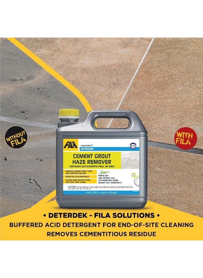 FILA Surface Care solutions FILA Surface Care Solutions DETERDEK Cementitious Grout Haze Remover, 1 GAL  - Image 4
