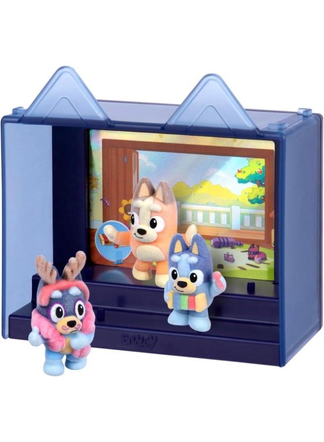 BLUEY مجموعة حلقات بلوى فوزي الحلقة 1 صندوق عرض الساكسفون السحري ومجموعة الشخصيات - Image 2