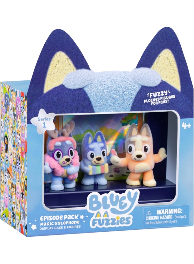 BLUEY مجموعة حلقات بلوى فوزي الحلقة 1 صندوق عرض الساكسفون السحري ومجموعة الشخصيات - Image 1