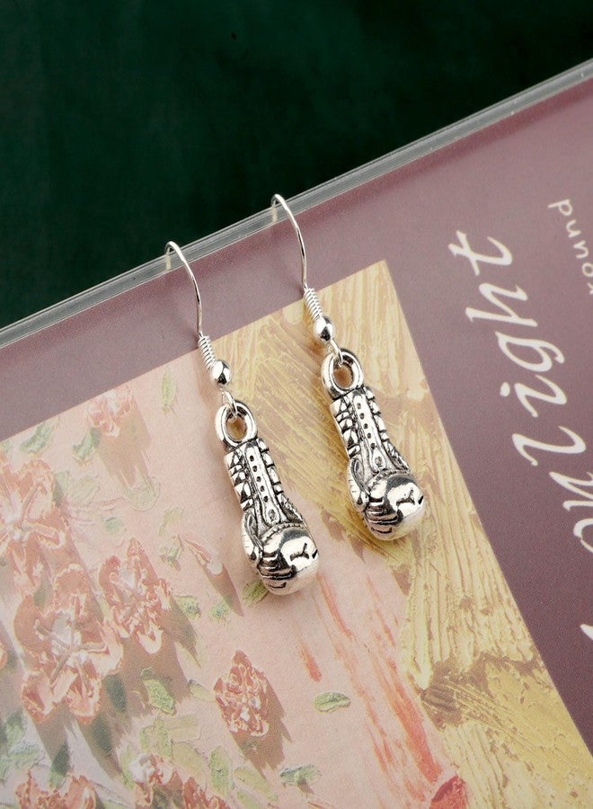 PLITI Boxing Gloves Earrings Boxing Gift Boxing Lover Gift She Believed She Could So She Did Gift For Boxing player (believed boxing earrings) - Image 5
