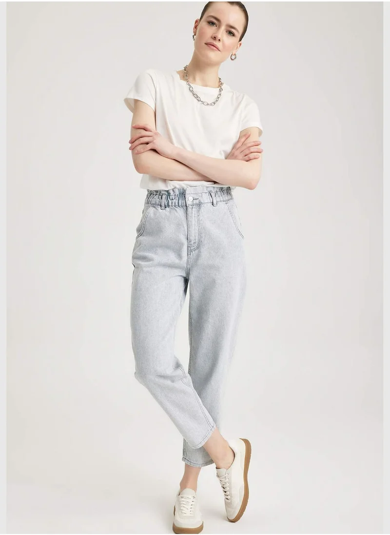 DeFacto Woman Paperbag Denim Trousers