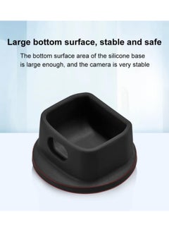 Generic Silicone NonSlip Base for DJI Osmo Pocket 3 Anti-Skid Fixed Bracket Expansion Desktop Stand Support for Osmo Pocket 3 Body/Handle Handle Soft Skin Friendly Silicone Stable Camera Stand  - Image 4
