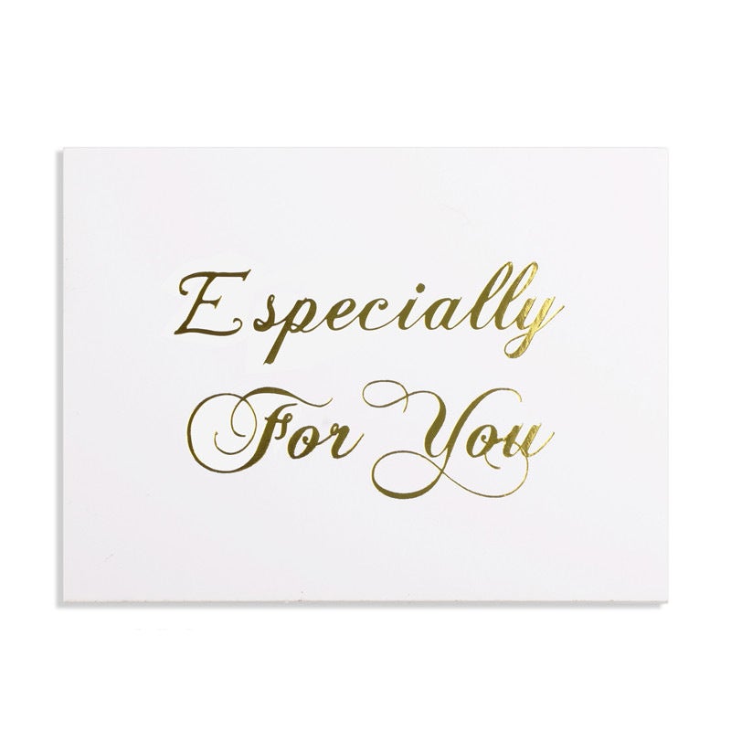 Exquisite Bronzing Small Greeting Card Blessing Words Thank You Message Card Baking Flower Shop Small Fresh Matching Card Can Be Ordered - Image 1