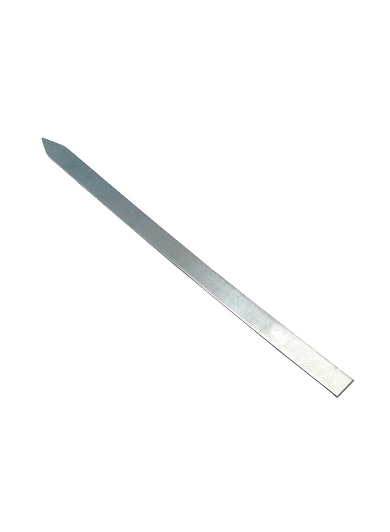 Unico Stainless Steel Flat Kafta Meat Skewer 50x1.5cm, Heavy Duty