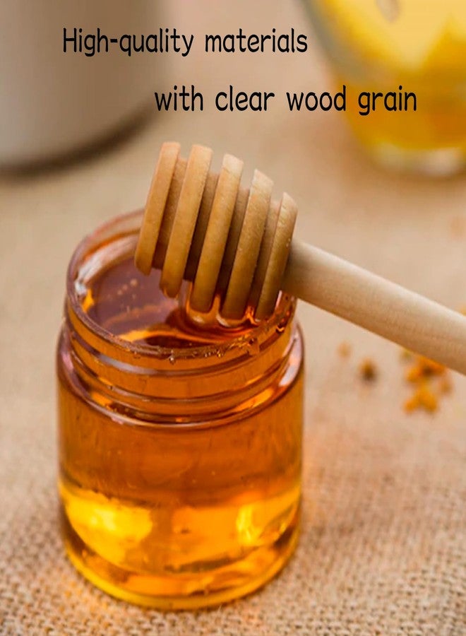 Hganxiu Honey Dipper Mini,4.3 In Honey Spoon Stirrers Wooden,1PCS - Image 3