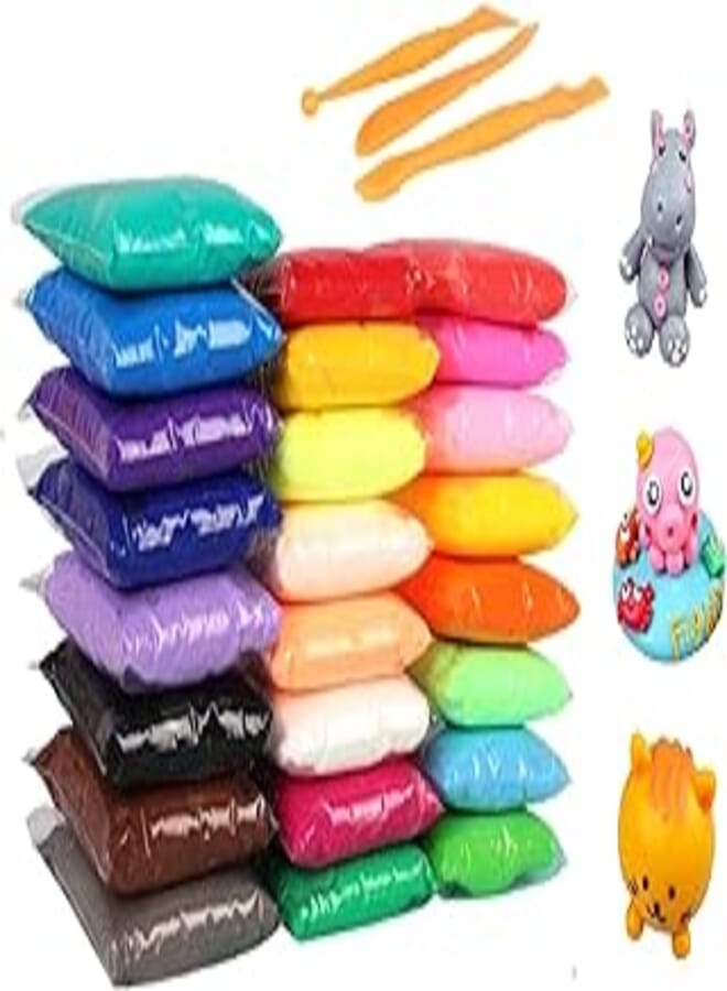 FunBlast Foam Putty Clay or Dough for Kids, Activity Clay Toys – (12 Pcs Clay Toy; Random Color)