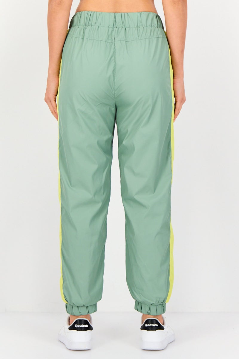 Levi's Women Regular Fit Embroidered Logo Track Pants, Sage Green - Image 2