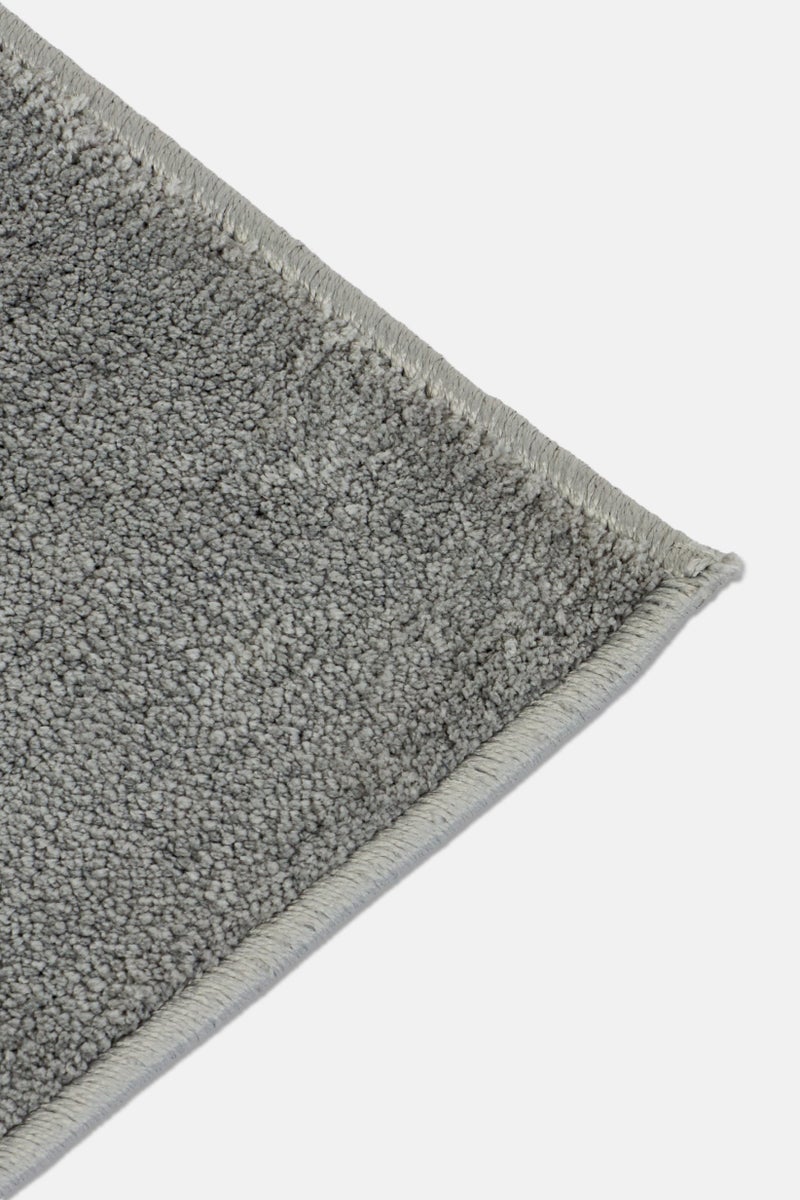YOTO Textured Bathroom Rug, Grey - Image 3