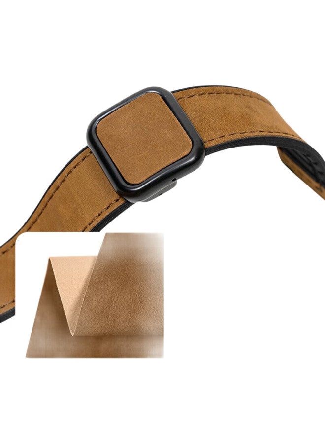 KOVOL Leather Watch Strap Compatible With Huawei Watch 4/3 Pro, Crazy Horse Pattern, Magnetic Clasp, Gt4/5/3/2/Watch4/3, Honor 22Mm Universal 46Mm Dial Wristband - Image 1