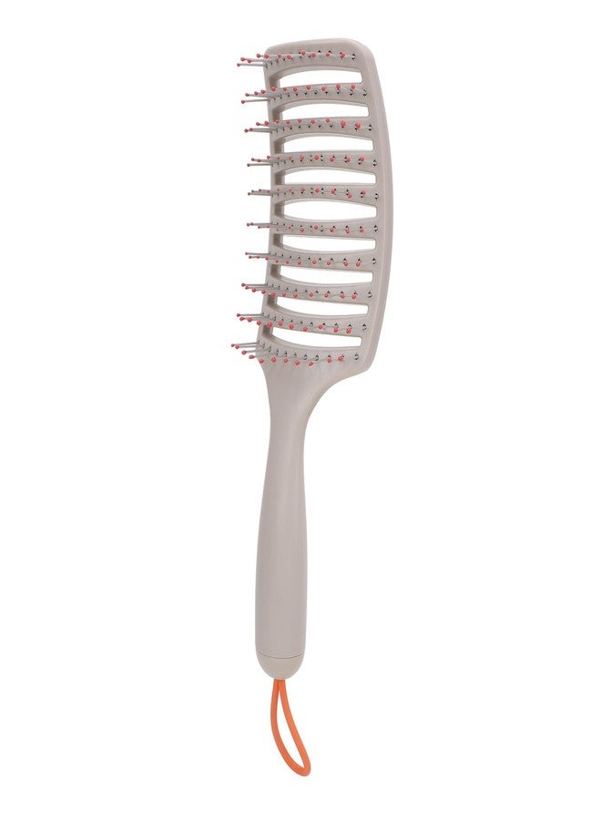 هيزوكي فرشاة شعر ذات فتحات تهوية، فرشاة شعر منحنية لفك تشابك الشعر بلطف للحصول على شعر لامع، فرشاة شعر ذات فتحات تهوية - Image 1