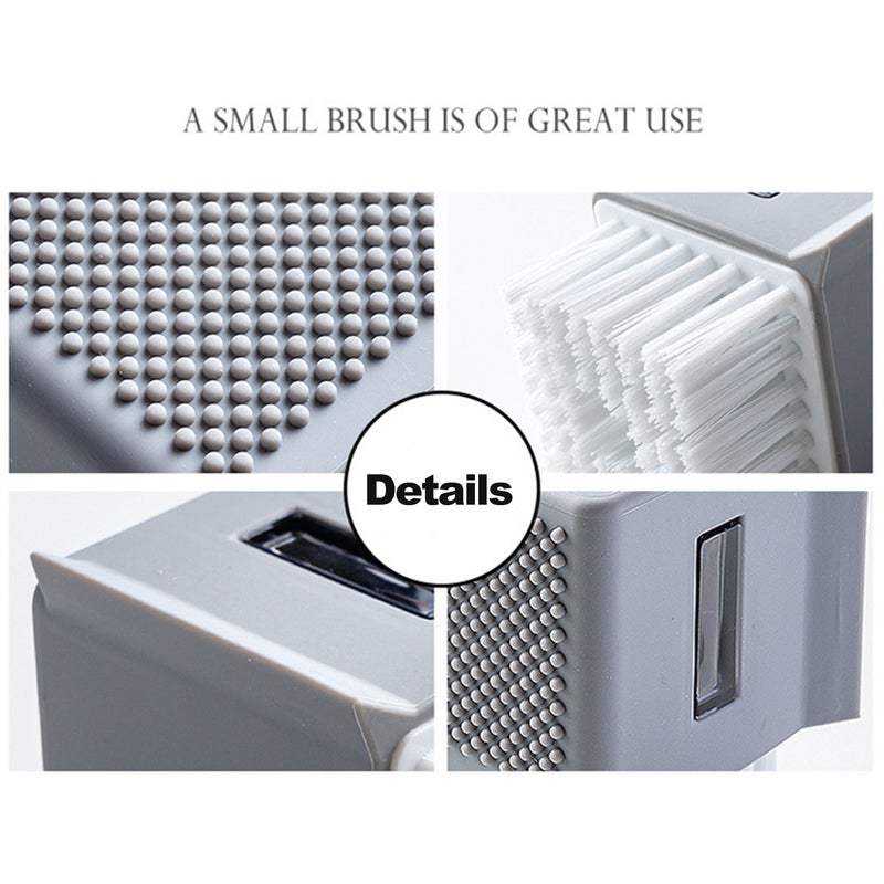 Dish Brush: Soft Silicone Bristles - Safe For Non-Stick Cookware, Easy Soap Refill, Ergonomic Grip for Kitchen Cleaning & Grease Removal - Image 5