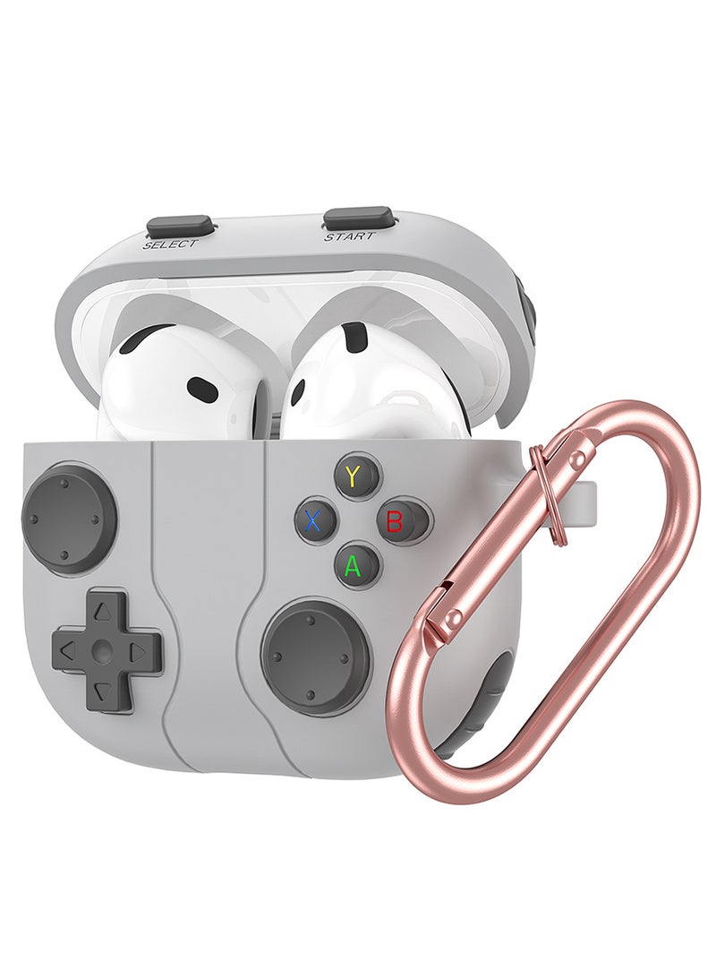 Gamepad Style Protective Shockproof Silicone Soft Shell Case Cover for Apple AirPods 4 Generation  - Image 1