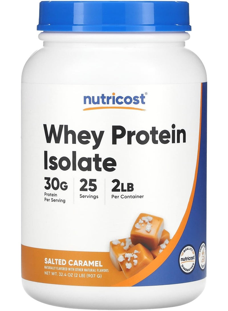 عزل بروتين مصل اللبن، كراميل مملح، 2 رطل (907 جرام)