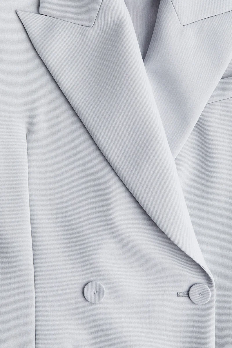 اتش اند ام بليزر فضفاض من مزيج الصوف