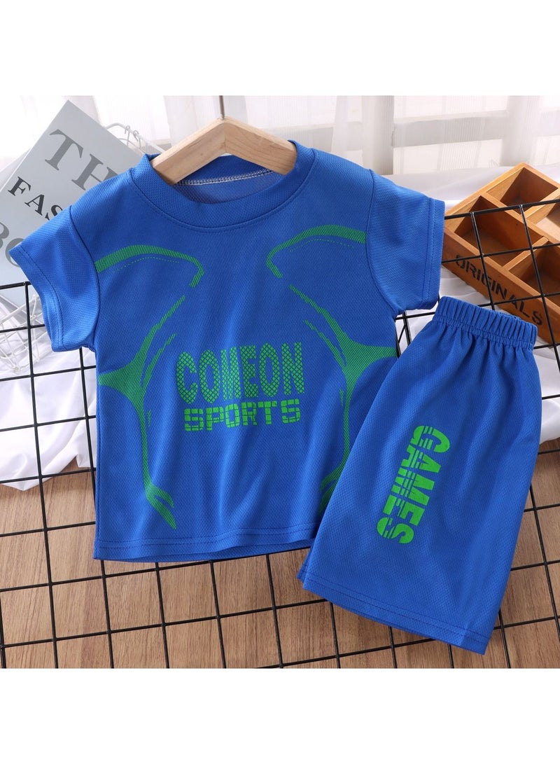 KUYING Unisex Children's Soccer Jersey Set  - Image 1