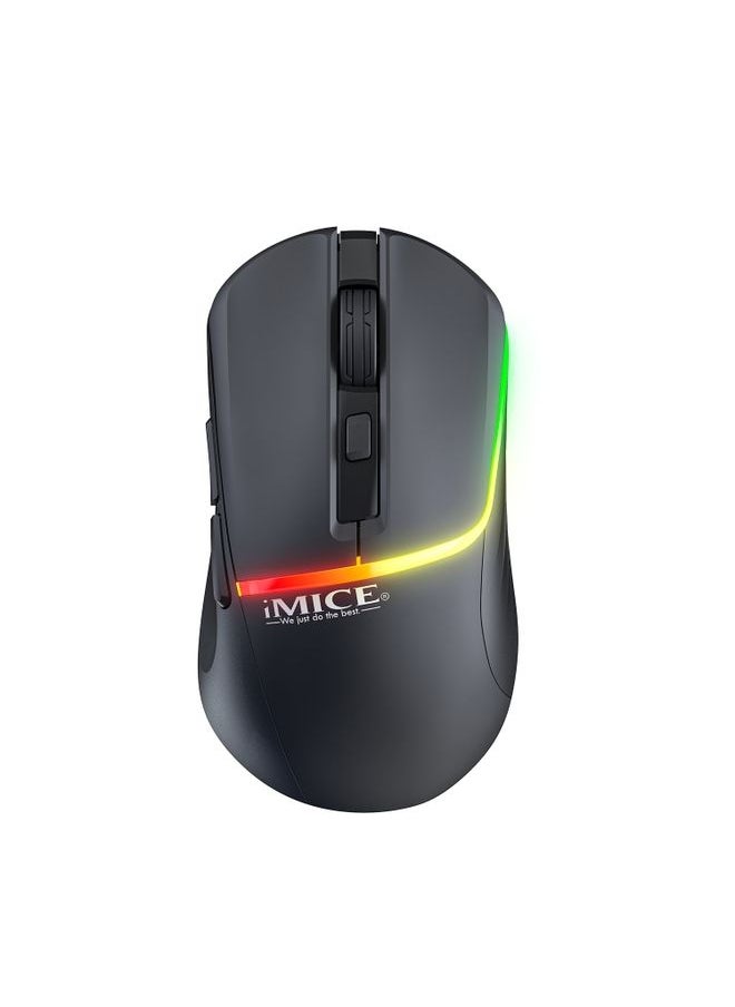 BURAQ - iMICE G902 Bluetooth Dual Mode 6-Key Silent Wireless Gaming Mouse(Black) - Image 1