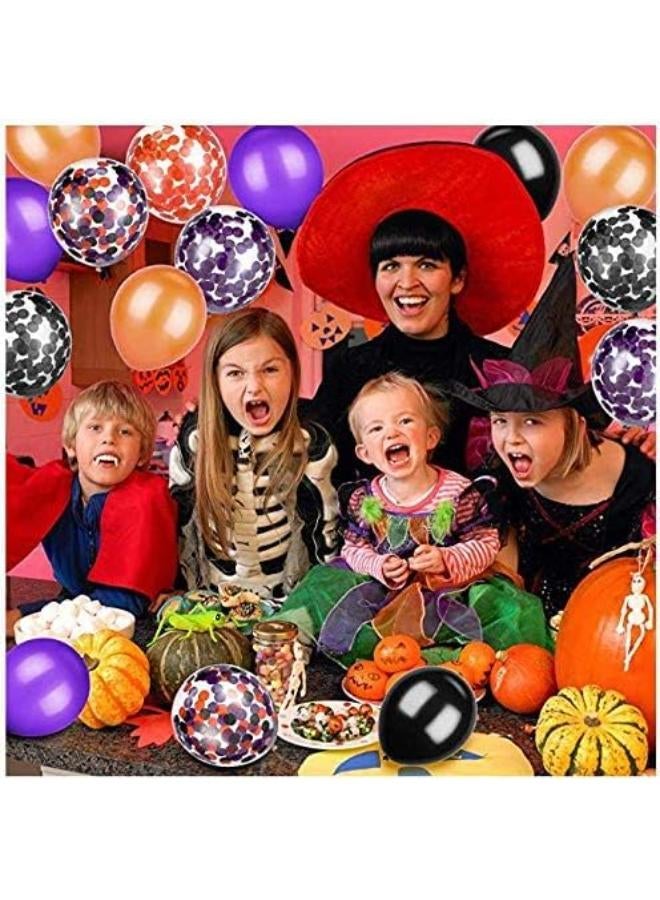 Pack Of 50 Halloween Balloons Set - Image 4