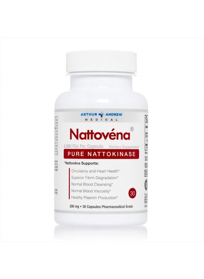 Arthur Andrew Medical Nattovena, Pure Nattokinase, Circulatory and Heart Health, Vegan, Non-GMO, 30 Capsules  - Image 5