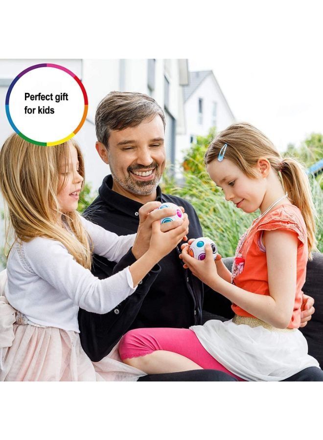 ماجيك رينبو 3D لغز كرة مكعب السرعة للأطفال - Image 4