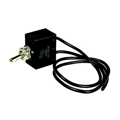 BEP 1002010 SPST Sealed Toggle Switch With Wire Leads - Off/On - Image 1