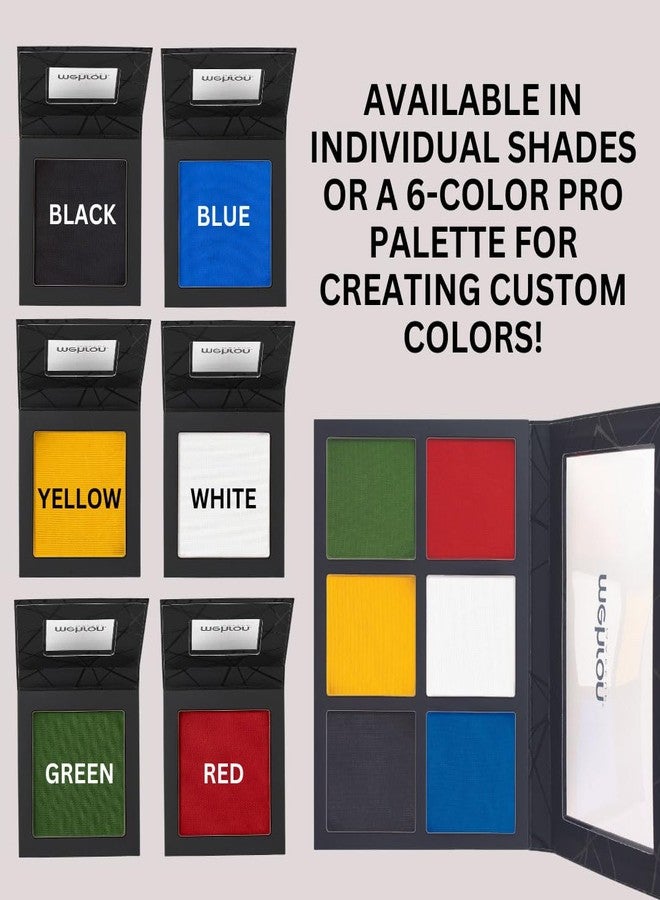 mehron مهرون إيدج طلاء الوجه والجسم | مكياج طلاء الوجه المحترف المعتمد على الماء | صنع في الولايات المتحدة الأمريكية | لملابس التنكر، الهالوين، والتأثيرات الخاصة (أسود) - Image 5