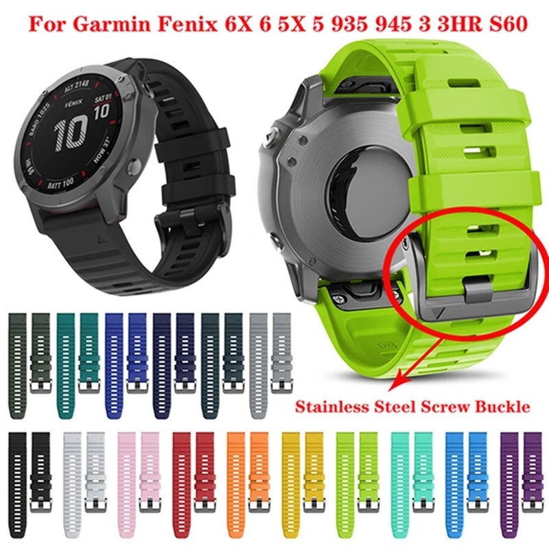 For Jiaming Garmin Fenix7 Pro,7X Pro, 7S Pro Horizontal Screw Buckle Replacement Strap - Image 2