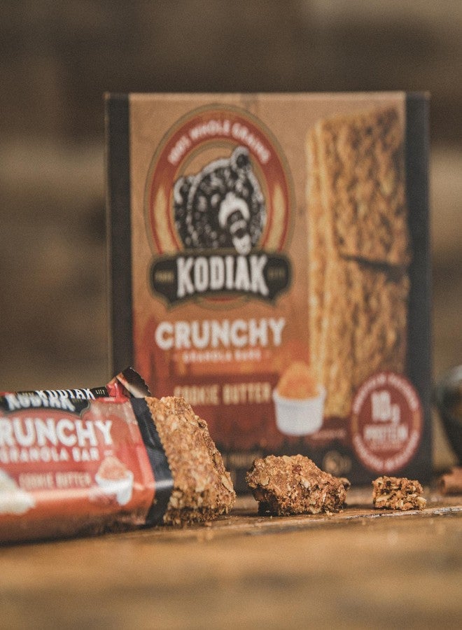 Kodiak Cakes Crunchy Granola Snack Bars, Cookie Butter, High Protein, 100% Whole Grains, 1 box with 6 pouches (12 bars) - Image 3
