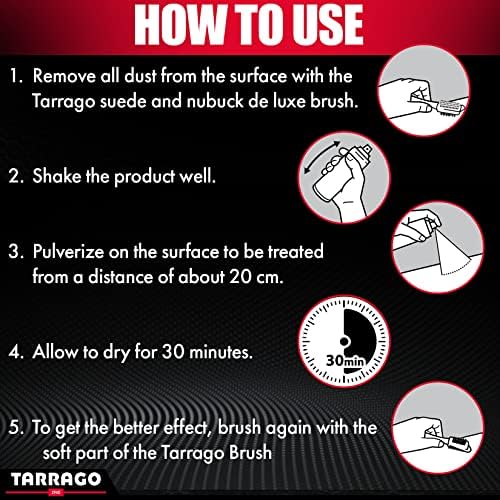 Tarrago Suede Renovator Spray - Revive Footwear Original Color - Color Renew, Restoration & Care - Great for Suede Shoes, Boots, Jackets, Heels, & More - 250 Ml - Black #18 - Image 5