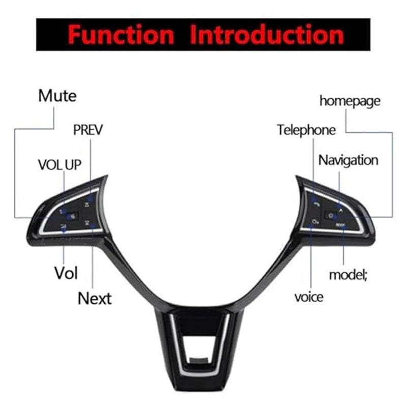 Vuzmode Multifunction Steering Wheel Control Button for Skoda - Image 3