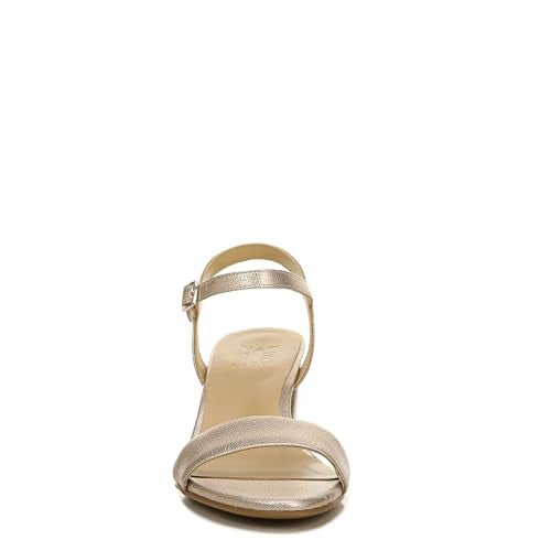 Naturalizer Womens Bristol Heeled Sandal Warm Silver 9 M - Image 2
