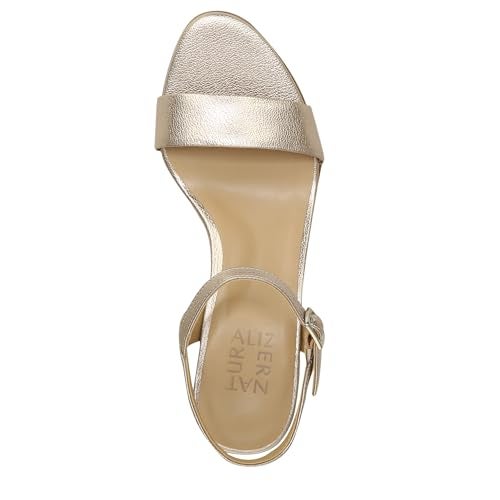 Naturalizer Womens Bristol Heeled Sandal Warm Silver 9 M - Image 5