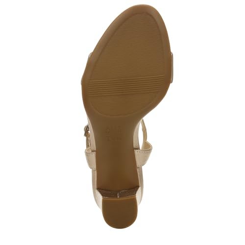 Naturalizer Womens Bristol Heeled Sandal Warm Silver 9 M - Image 4