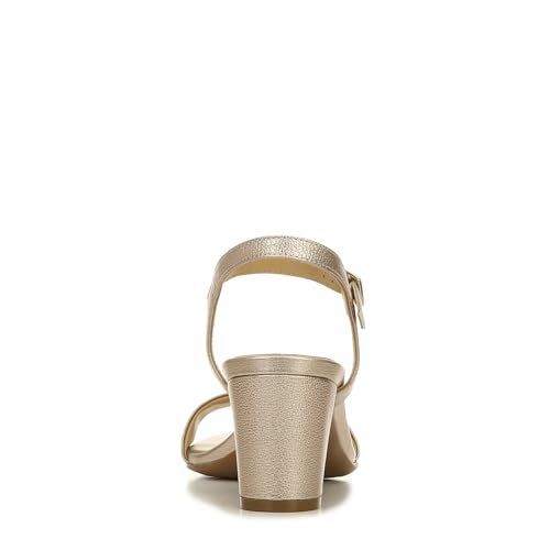 Naturalizer Womens Bristol Heeled Sandal Warm Silver 9 M - Image 3