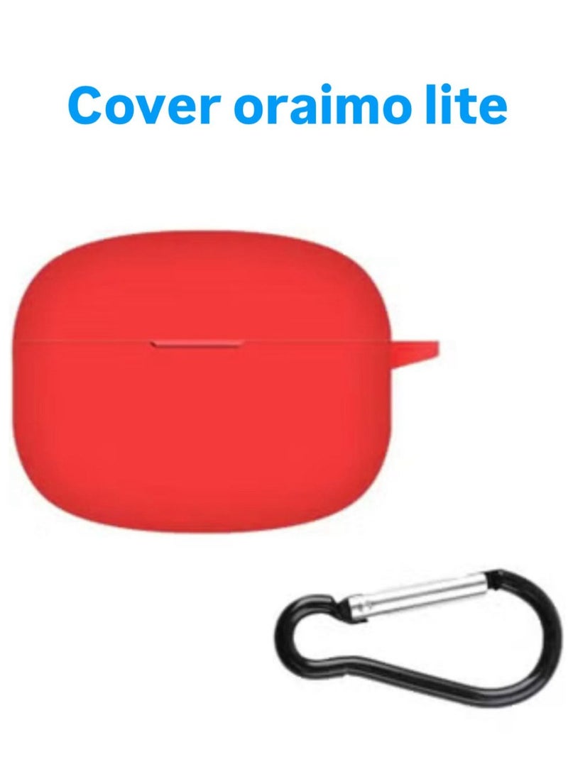Silicone Case for Oraimo Lite Earphones - red - Image 1
