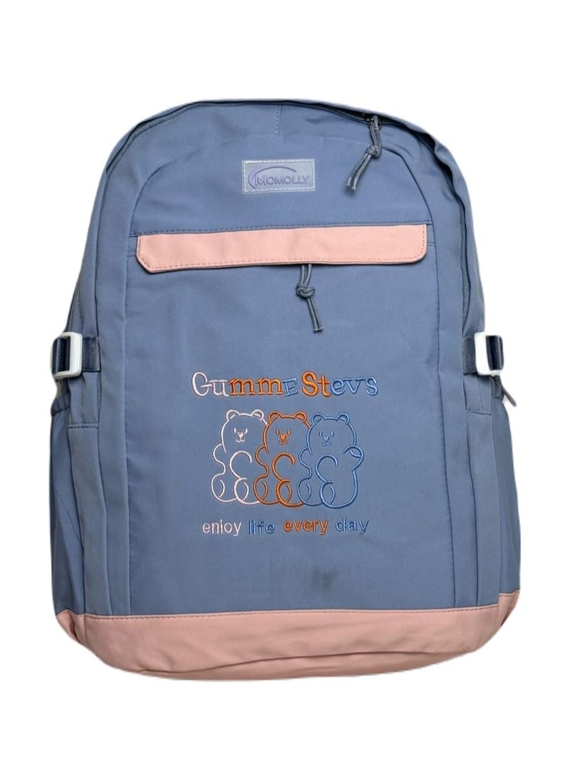 QSHOP - Premium Quality School Backpack Laptop Backpack Waterproof Backpack with Plush Pendant Accessories for Teenagers Students Women (42 * 30 * 13cm) - Image 1