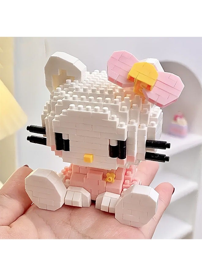 Children's Puzzle Assembly and Decompression Toys, Small Particle Building Blocks Cartoon Dolls - Image 2