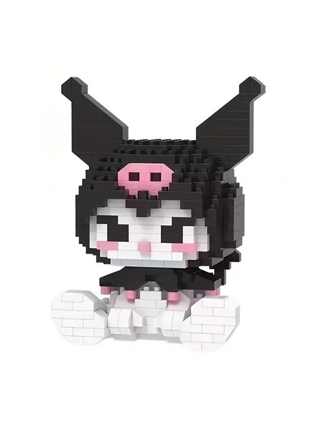 Children's Puzzle Assembly and Decompression Toys, Small Particle Building Blocks Cartoon Dolls - Image 4