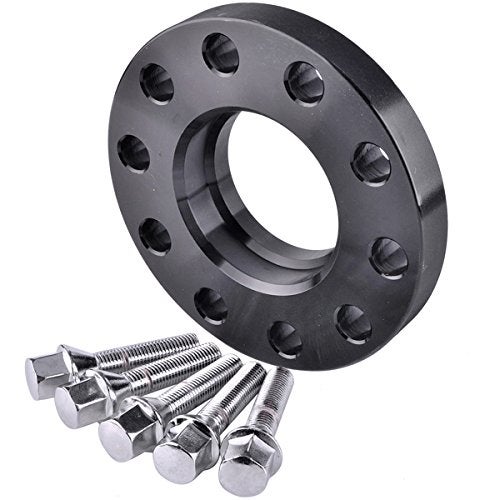 ZY WHEEL 2pcs 20mm (3/4") Black Hubcentric 5x120 Wheel Spacers (72.6mm bore) with 10pc Lug Bolts (12x1.5) Compatible for Many B MW E36 E46 E90 E92 E60 318i 323i 325i 328i 330i 335i 525i 545i Z3 Z4 Z8 M3 - Image 2