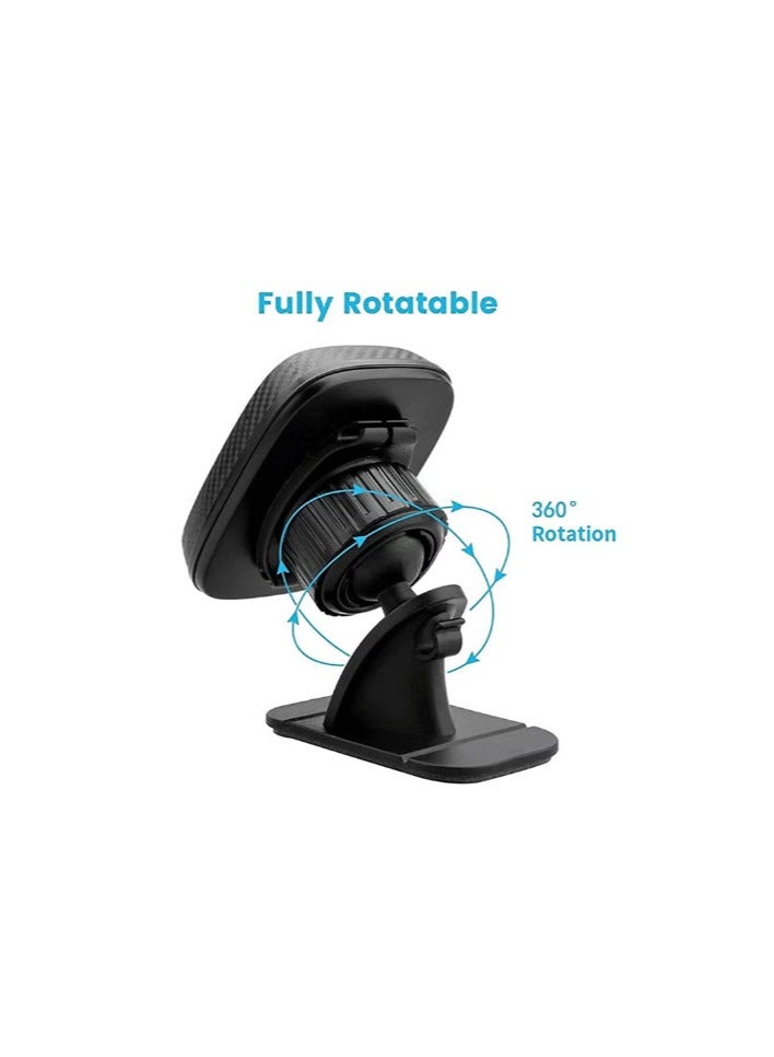 GO-DES Magnetic Dashboard Car Mount Holder Black/Red - Image 4