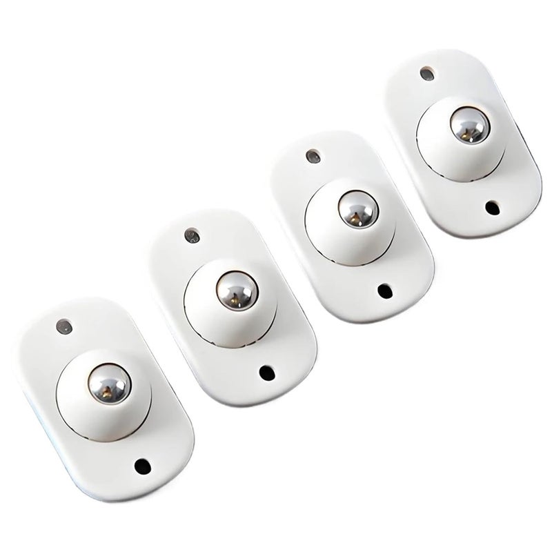 Self Adhesive Caster Wheels 80pcs 360 Degree Swivel Universal Wheels for Trash Can Storage Box Small Furniture - Image 1