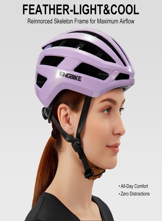 KINGBIKE Bike Helmet for Youth Adult Men Women Road Bike Helmet Commute Mountain Lightweight Ventilation Comfortable 2 Sizes 54-61cm - Image 5