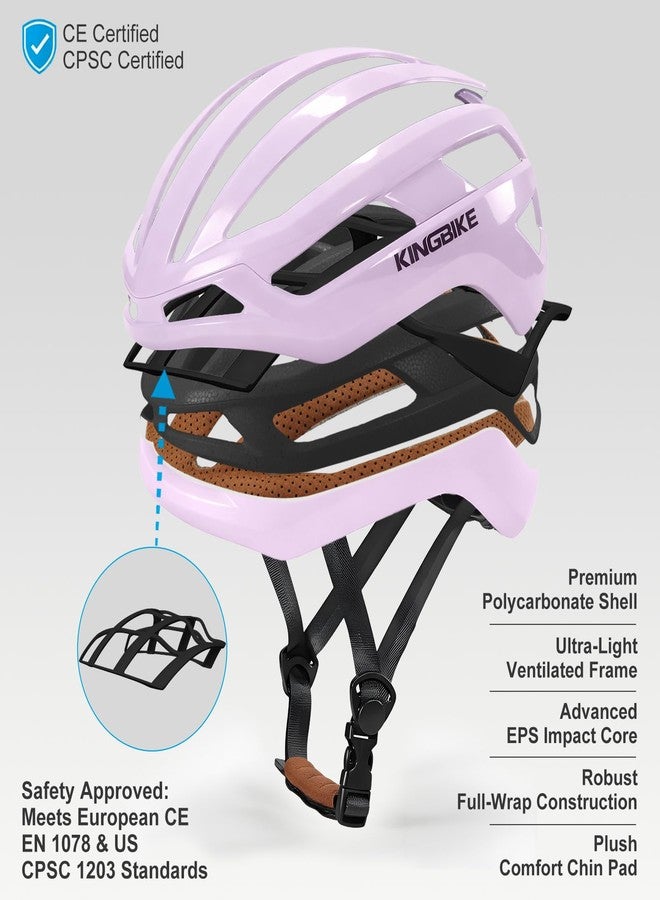 KINGBIKE Bike Helmet for Youth Adult Men Women Road Bike Helmet Commute Mountain Lightweight Ventilation Comfortable 2 Sizes 54-61cm - Image 3